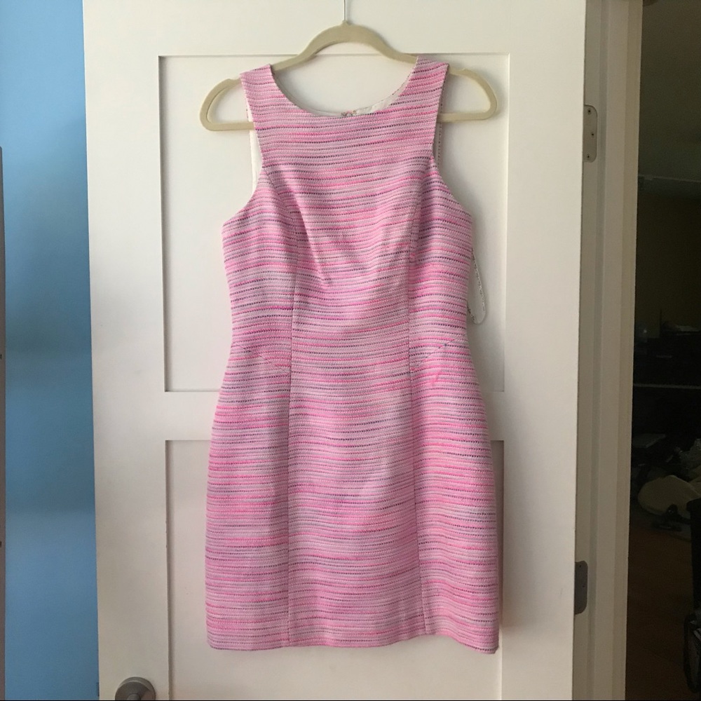LILLY PULITZER PINK TWEED DRESS